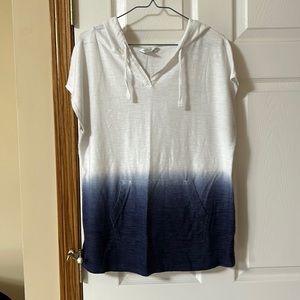 Women’s Short Sleeve Hoodie Top.